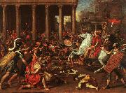 Nicolas Poussin The Conquest of Jerusalem Sweden oil painting reproduction